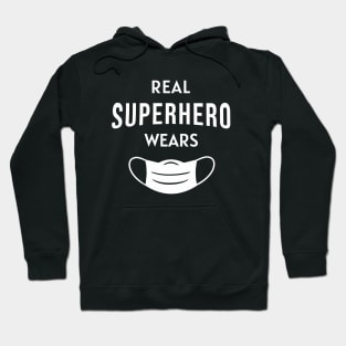 Real Superhero Wears Mask Hoodie